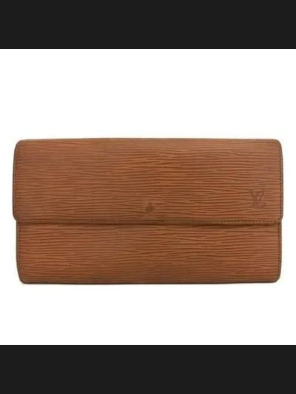 Authentic  Louis Vuitton Epi Porte Feuille Sarah Leather Long Bifold Wallet